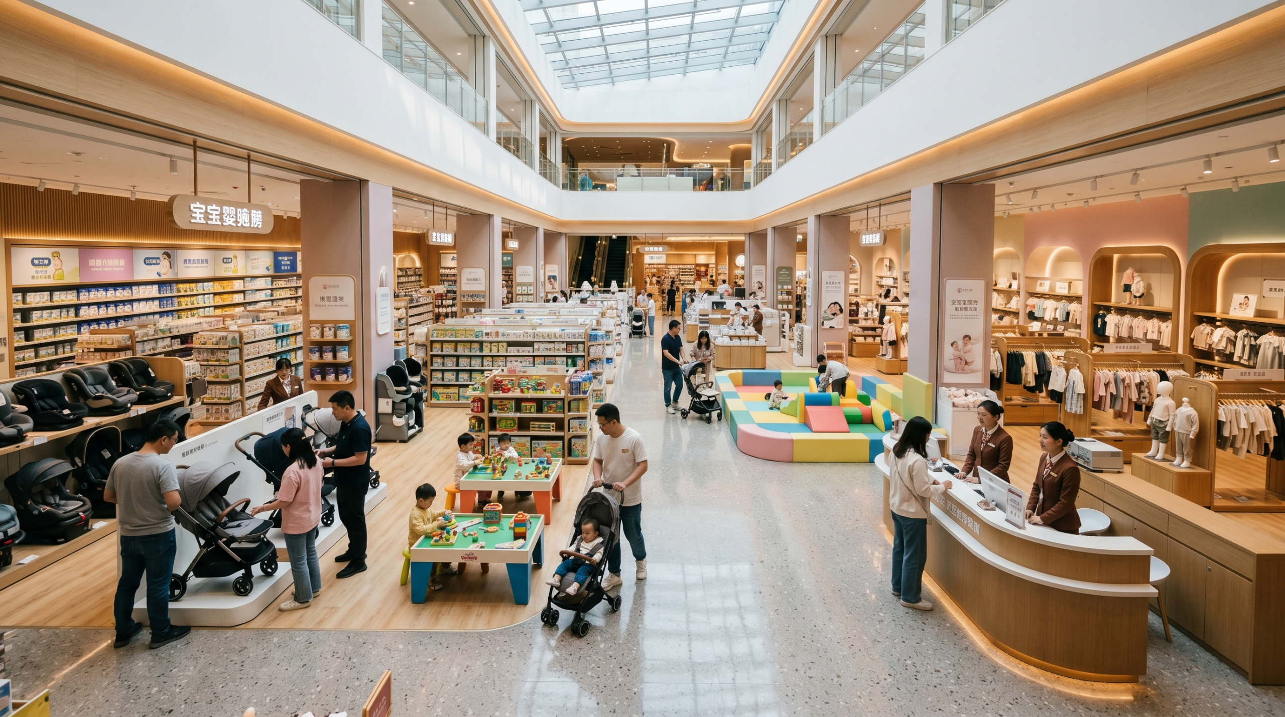 Shopping-Center für Kinderbedarf