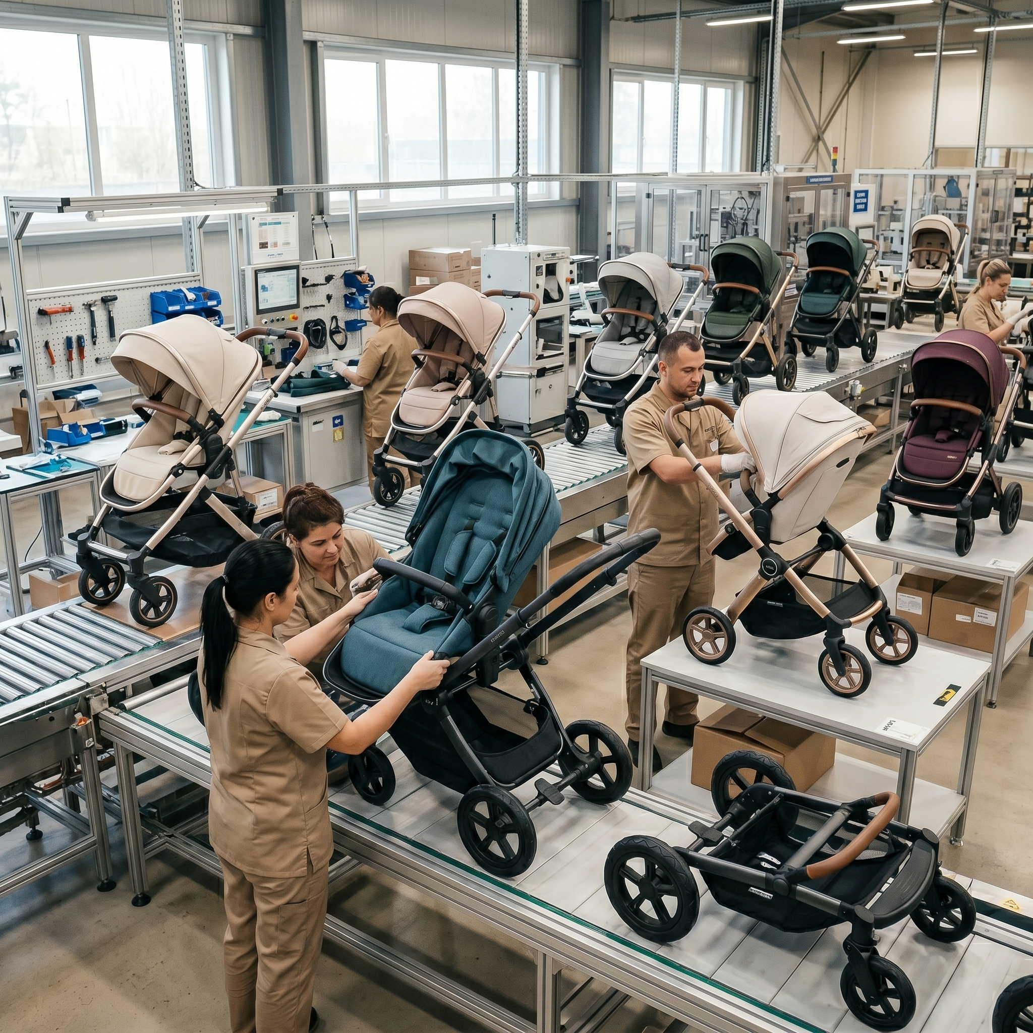 Kinder-Trolley-Herstellung