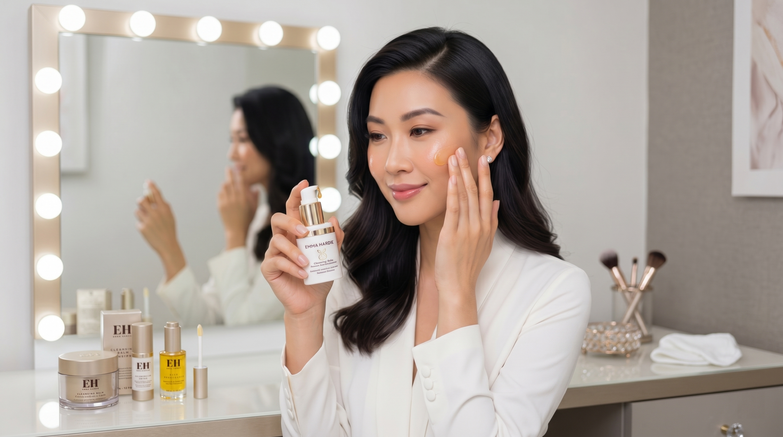 Skincare-Anwendung