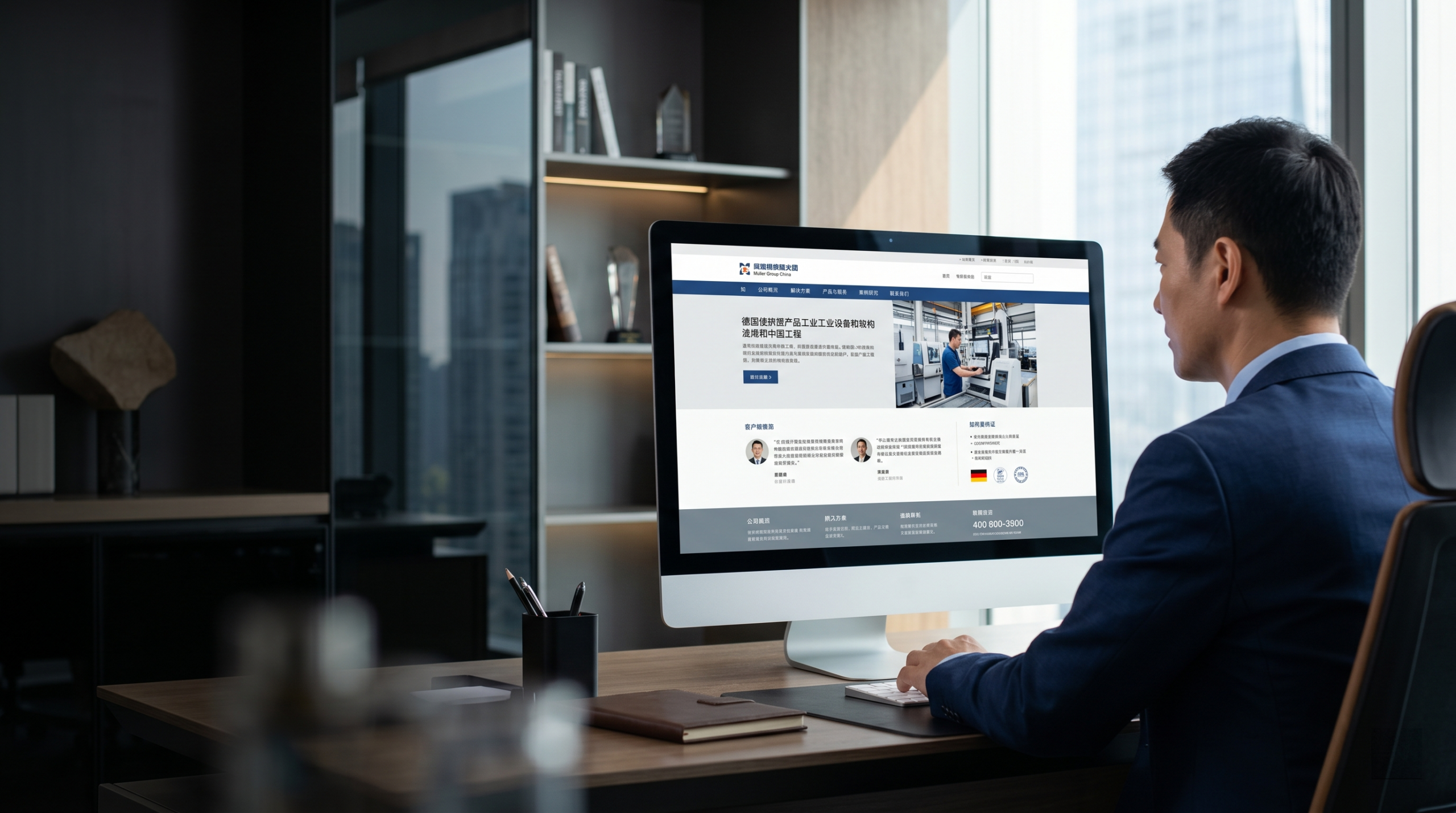 Online-Auftritt in China