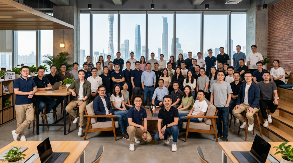 Team in Guangzhou